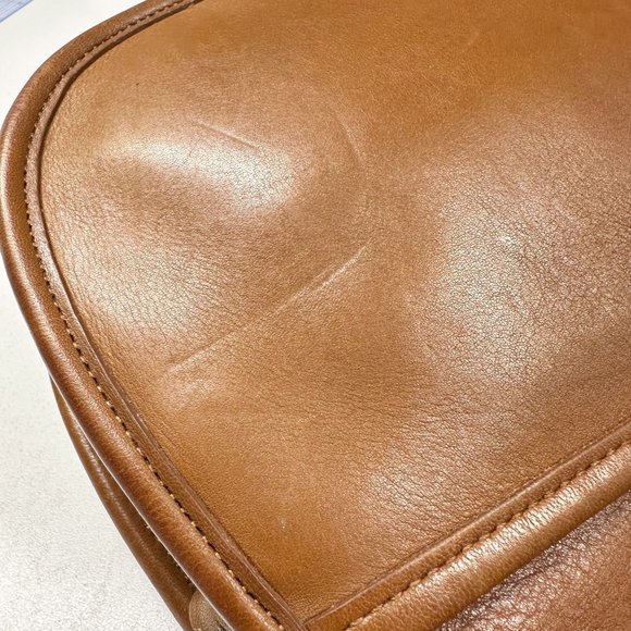 Coach Vintage Prairie Bag 9954 Crossbody Shoulder Bag in British Tan Leather - Picture 14 of 16